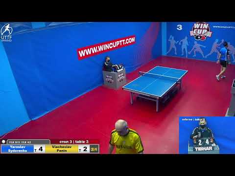 Сидоренко Ярослав 3-1 Панин Вячеслав  Восток 3 WINCUP 18.02.22 Прямая Tрансляция Зал 3