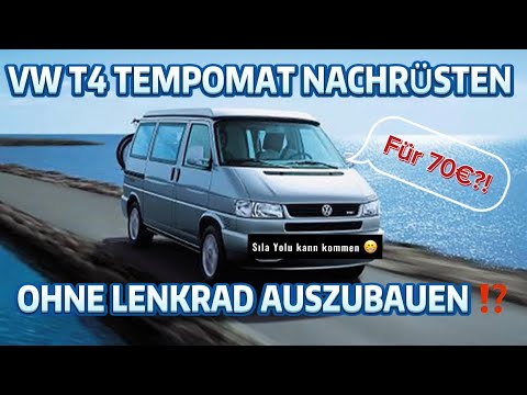 VW T4 OHNE LENKRAD AUSZUBAUEN, TEMPOMAT NACHRÜSTEN UND DAS IN 15 MINUTEN ❗️@LoewenPS44