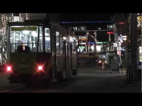 Straßenbahn Plauen - Rauf und Runter bei Nacht
