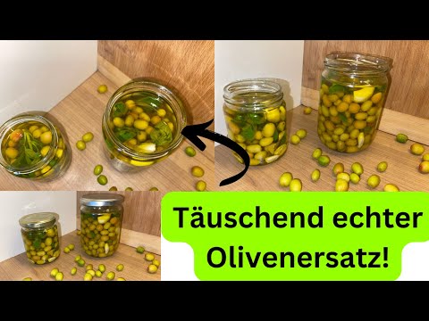 Falsche "Oliven" aus wilden Kornelkirschen! Eingelegte Wildfrüchte!