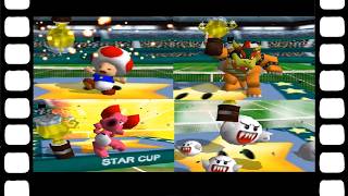 テニスやろうぜ！【マリオテニス64】 キノピオ&キャサリン&ワリオ&テレサ編