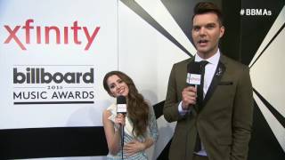 Laura Marano and A.J. Gibson Host Moment "Rehearsal" - BBMAs 2016