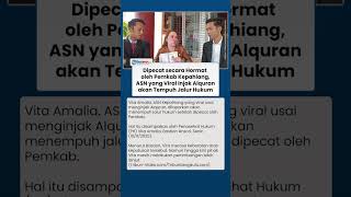 Tak Terima Dipecat, Vita Amalia ASN Kepahiang yang Viral Injak Alquran Berencana Gugat Balik Pemkab