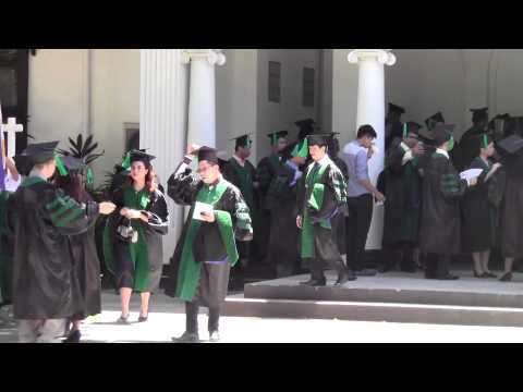 Waiting for the Processional 2 WVSU COM Graduation 2015