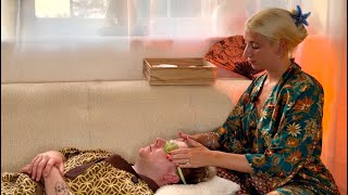 ASMR SPA FACIAL 💆‍♀️✨ FULL RELAXING FACIAL TREATMENT, FACE MASSAGE, FACE MASK & HAIR BRUSHING