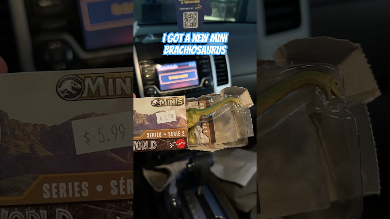 New Mini Brachiosaurus Figure