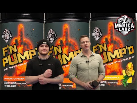 Merica Labz F'n Pumped High Powered Non-Stim Preworkout 💪💪