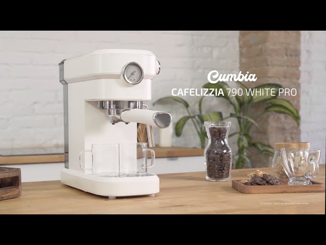Caffettiera Espresso Cecotec Cafelizzia 790 White Pro 1,2L 20 bar con vaporizzatore video