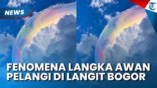 Fenomena Langka Awan Pelangi di Langit Bogor Viral, Begini Penjelasan BMKG