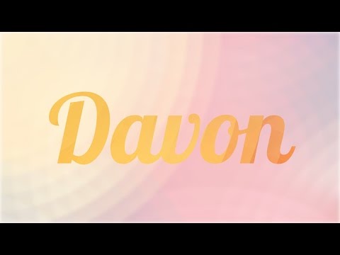 Significado de Davon, nombre Inglés para tu bebe niño o niña (origen y personalidad)