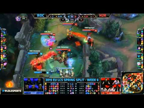 ROCCAT vs H2K Gaming - HIGHLIGHTS - EU LCS Spring 2015 - W6D1 - Season 2015 - League of Legends