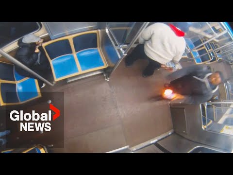 Chicago woman doused in gasoline, set on fire by man on subway