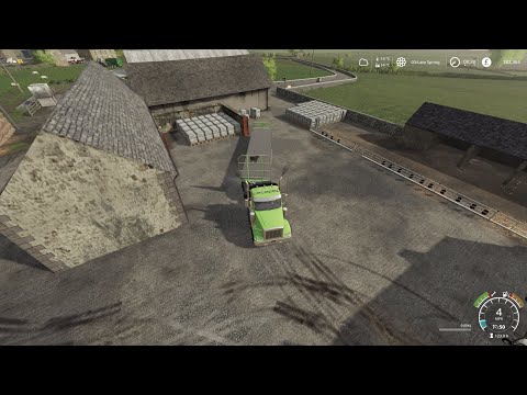 Chellington Valley (Deutz Fahr) Part 30 * Feeding the Animals, Selling Slurry and Wool * FS 19
