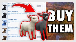 The Ultimate Guide to Mini Goats & Mini Sheep Guide | Sims 4 Horse Ranch