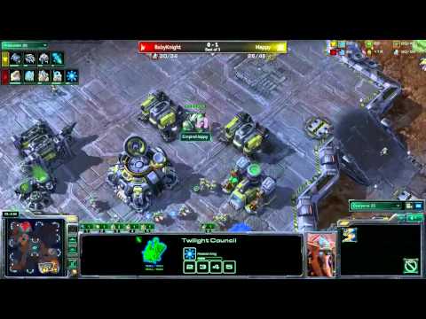 TSL4 EU Qualifier - BabyKnight (P) vs Happy (T) - Game 2 - Best of 3