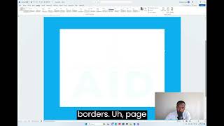 How to apply the page color and the page borders