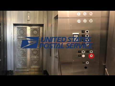 Beautiful Doors! Modded Manual OTIS Traction Elevator-USPS-Reno, NV