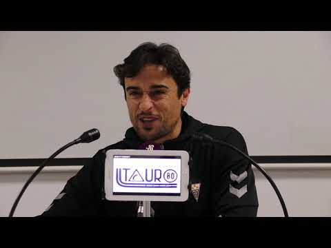 Calvo Sotelo Puertollano C.F. 1-1 AT. Albacete. Rueda de prensa Fran Noguerol