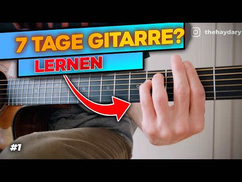 Gitarre lernen in 7 Tagen ? - Ich ZEIGE ES DIR !