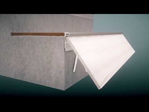 Betontreppe verkleiden Variante 2 - Treppe mit Parkett oder Laminat selber verkleiden / belegen