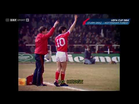 1983 84 Sturm Graz   Nottingham Forest Uefa Cup GER QF L2 21 03 1984