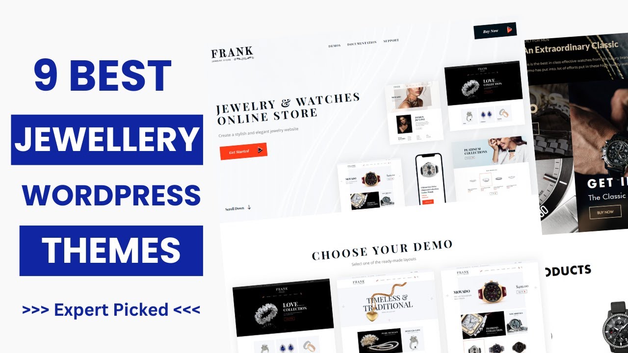 9 Best WordPress Themes for Jewellery 2026 | Jewellery Shop Ecommerce WordPress Theme