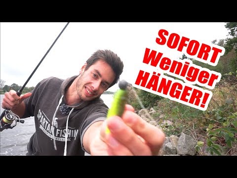 Du REISST deinen Gummifisch zu oft ab? 2 einfache Tricks für SOFORT weniger Hänger!