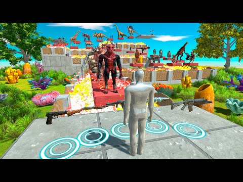 🔥FPS EXTREME PARKOUR FLOOR IS LAVA - Animal Revolt Battle Simulator