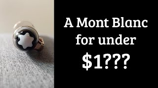 Montblanc Meisterstuck Fountain Pen Review & First Impressions (Found at a Yard Sale!!!)