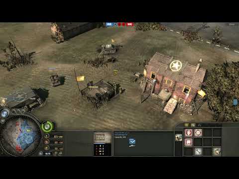Company Of Heroes 2v2 British Army Long Gameplay COH 1