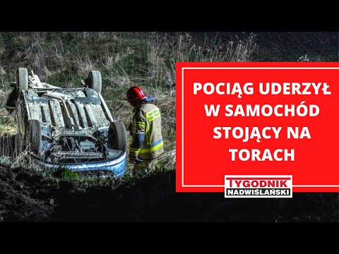 Pociąg uderzył w samochód stojący na torach w Tarnobrzegu - Tygodnik Nadwiślański
