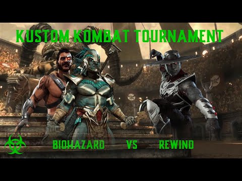 KUSTOM KUNG LAO = BROKE! Biohazard (Kano/Kotal Kahn) vs Rewind (Kung Lao)