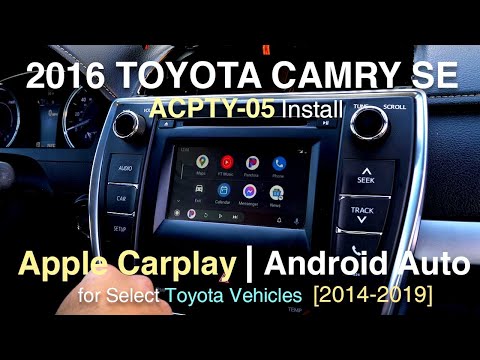 How to install Carplay/ Android Auto for 2014-2019 Toyota Vehicles: Crux ACPTY-05