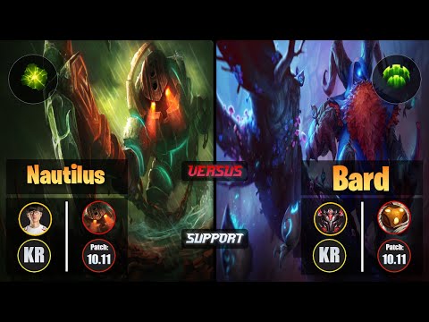 Effort NAUTILUS (Support) [Aftershock] VS BARD - Grandmaster KR Patch 10.11