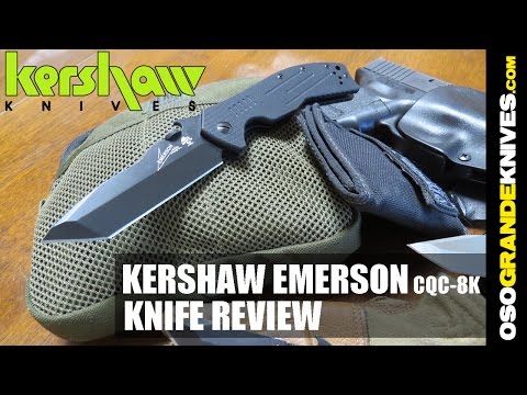 Kershaw Emerson CQC-8K Tanto Framelock Folding Knife Review | OsoGrandeKnives