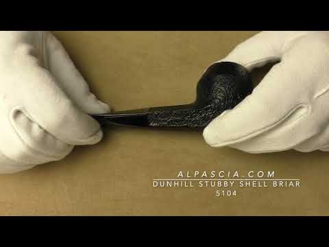 Dunhill Stubby Shell Briar 5104 - pipe D518