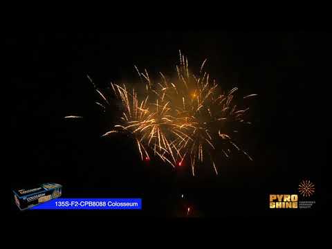 135S-F2-CPB8088  135S COMPOUND FIREWORKS Feuerwerk, vuurwerk, fyrværkeri,PYROSHINE