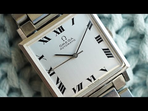 CRISP Omega automatic SQUARE ref 161.014, cal 670 from 1966 - all original w Speedmaster bracelet