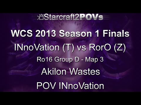 SC2 HotS - WCS 2013 S1 Finals - INnoVation vs RorO - Ro16 Group D - Map 3 - Akilon - INnoVation