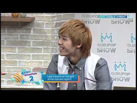 GURUPOP Show EP5 - MBLAQ is teaching Korean! "살아있네?" (Sa-rah-it-net)!!
