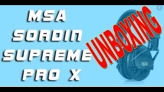 MSA Sordin Supreme Pro X: UNBOXING