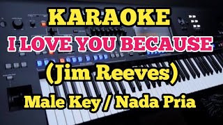 Karaoke I LOVE YOU BECAUSE - Jim Reeves