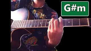 How to Play G sharp minor (G#m) Chord on Guitar | Guitar Lessons