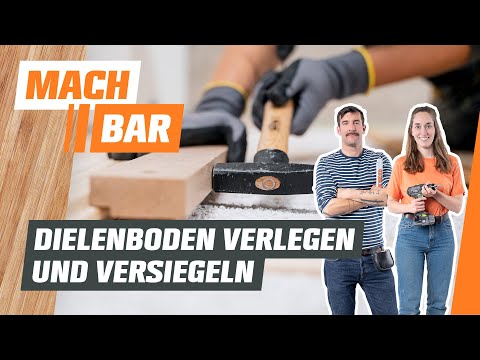 Laying and sealing floorboards | OBI