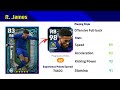 R. James Upgrade Max Rating from Club Icons Pack - eFootball 2023 Mobile