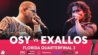 OSY 🇫🇷 vs EXALLOS 🇨🇴 | Florida Beatbox Battle 2026 | QUARTER FINAL #3