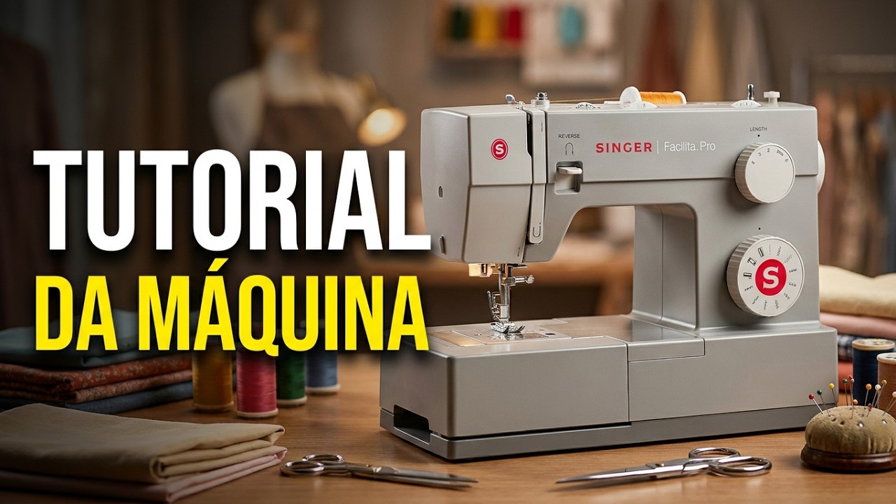 COMO USAR SUA MAQUINA DOMÉSTICA SINGER FACILITA PRO 4423 / TUTORIAL COMPLETO PASSO A PASSO