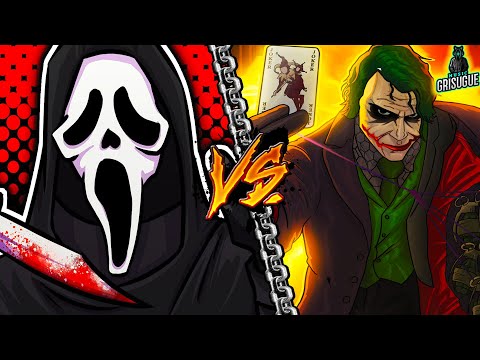JOKER VS. GHOSTFACE RAP ║ 💥 TIPICO COMBATE DE RAP 💥 ║ GRISUGUE MUSIC