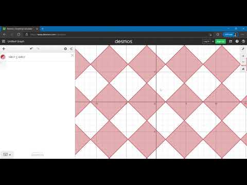 Desmos Checkerboard Pattern