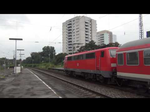 DB-loc 111 149 met n-wagen arriveert in Wesel (20160812)
